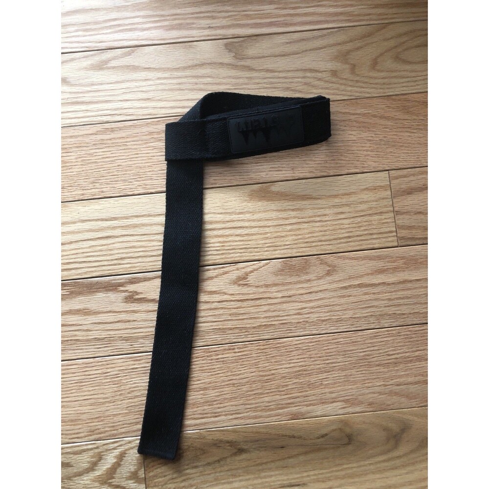 Weight Lifting Wrist Strap Adult Black Single Strap